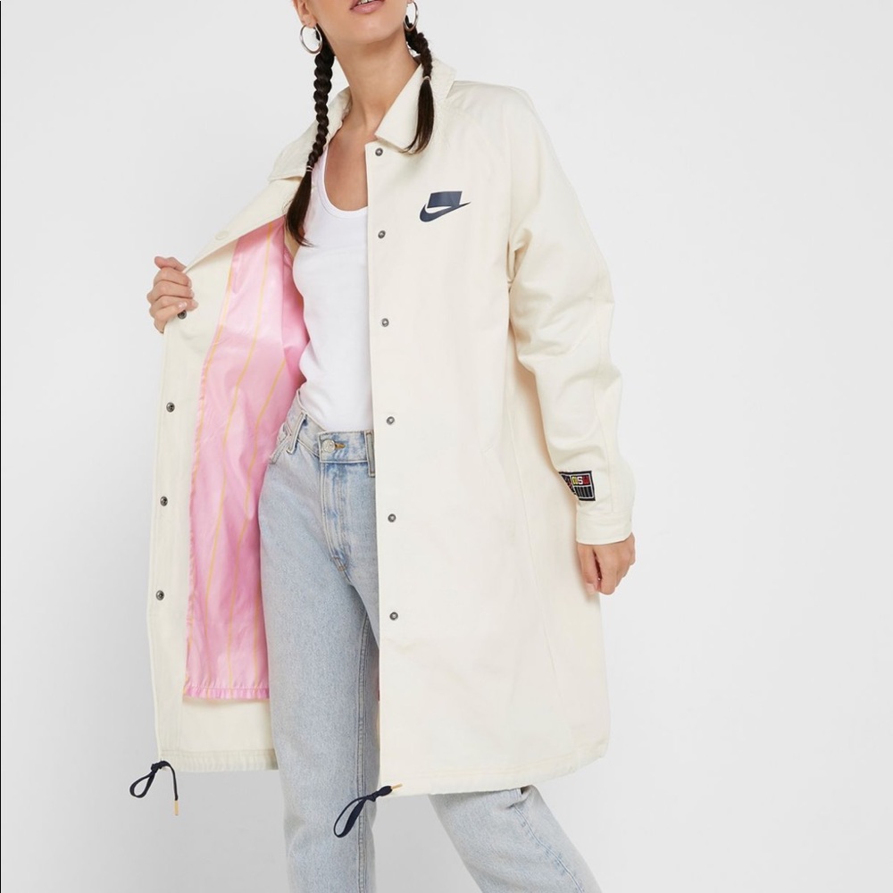 Nike Sportswear long canvas jacket